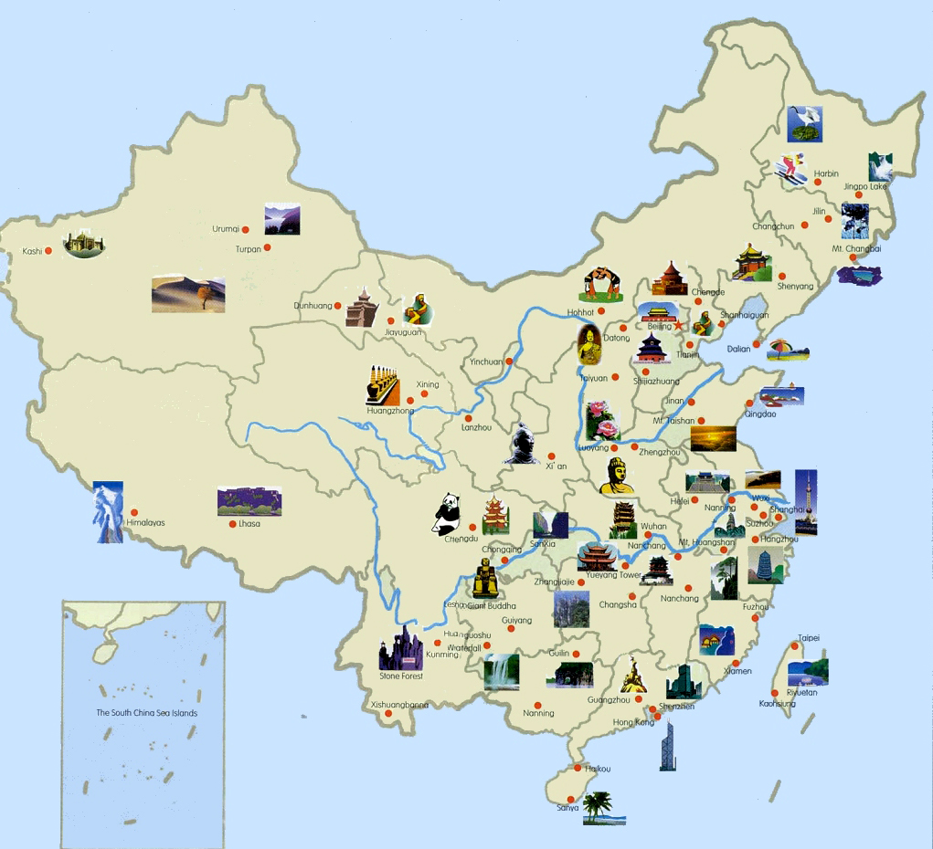 Carte De La Chine Dans Le Monde