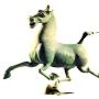 Cheval de bronze chinois au galop