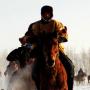Course de chevaux mongole