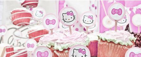 (miniature) cupcakes Hello Kitty