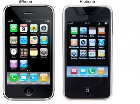 (miniature) iphone vs Hiphone