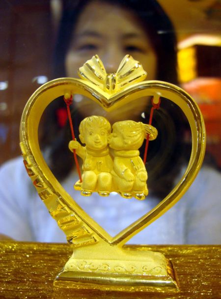 (miniature) coeur en or