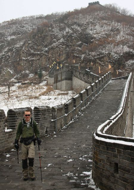 (miniature) trekking sur la Grande Muraille de Chine