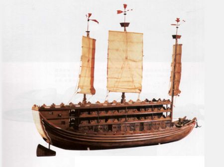 (miniature) Bateaux célèbres dans la Chine ancienne