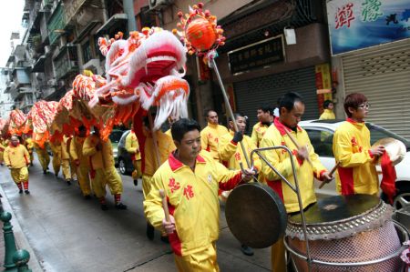 (miniature) Macao : Photos du défilé du Dragon pour le Nouvel An Chinois