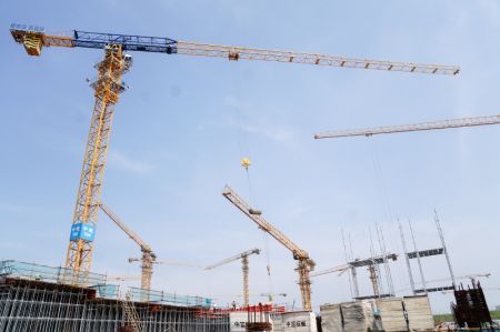 (miniature) Le chantier de construction du centre de recherche de Huawei à Qingpu