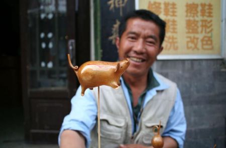 (miniature) figurine en sucre en Chine