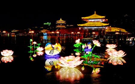 (miniature) Vue aérienne de lanternes dans le Paradis des Tang à Xi'an