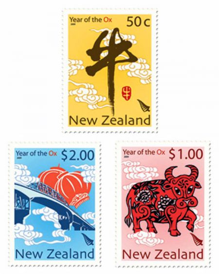 (miniature) Timbres du Nouvel An Chinois en Nouvelle Zélande