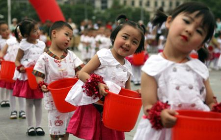 (miniature) enfants chinois