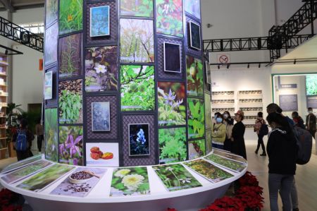 (miniature) Des gens visitent le Centre international de convention et d'exposition Dianchi de Kunming