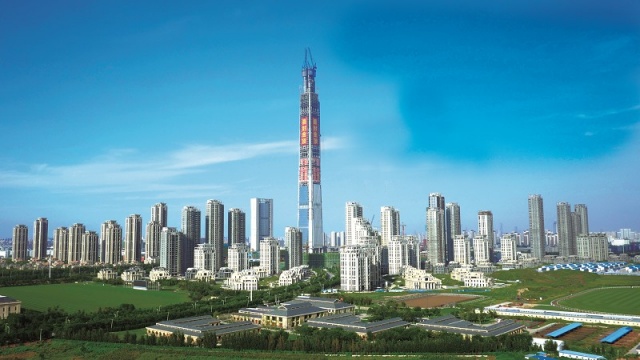 Le nouveau plus grand gratte-ciel de Chine mesure 596,5 m