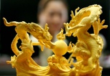 Photos : Des dragons en or pour le Nouvel An Chinois 2012