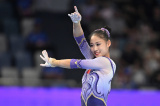 Photos Chine : gymnastique artistique aux 19es Jeux asiatiques