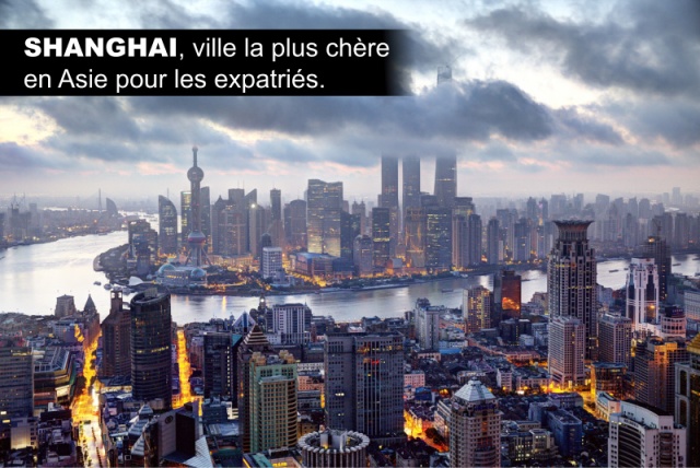 Shanghai est la ville la plus chre pour les expatris en Asie