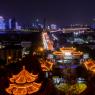 Photos Chine : spectacle de lumire  Huanghelou  Wuhan