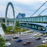 Photos Chine : test d'un monorail suspendu  Wuhan